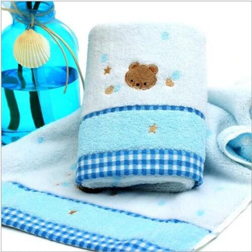 2021 Exquisite Design Comfortable Baby Face towels Cotton Soft Face Bear Bath Towel