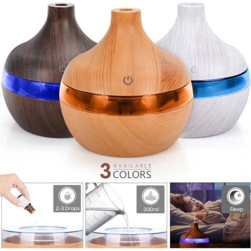280ML Air Humidifier Candle Romantic Soft Light USB Essential Oil Diffuser Car Purifier Aroma Anion Ultrasonic Mist Maker