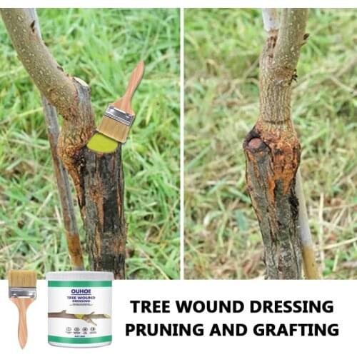 30g Plant Tree Wound Cut Paste Smear Agent Pruning Compound Sealer With Brush Green Plant Flowers Seedling Wound Healing Cream