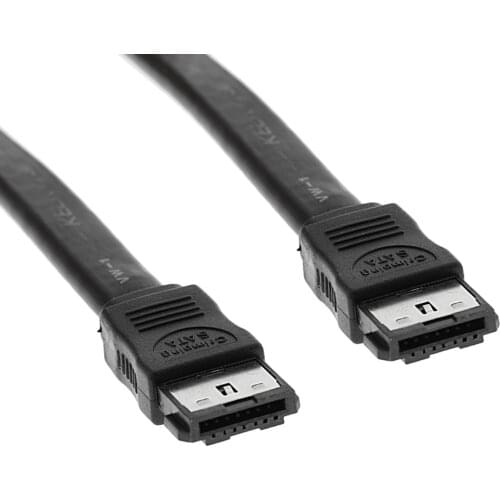 4 ft / 1.2m Shielded eSATA to eSATA Cable, External Installed