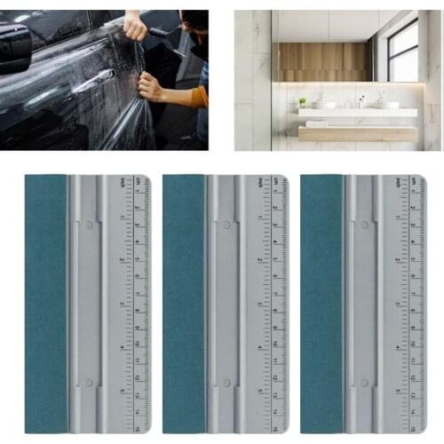 Vinyl Car Wrap Film Scraper Felt Squeegee Carbon Fiber Wrap Tool Automotive Accessories Window Tint Tool 3 Pieces