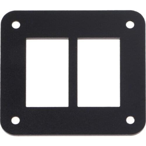 Aluminum Rocker Switch Panel 2/3/4/6 Way Housing Holder For Car Boat Auto Parts