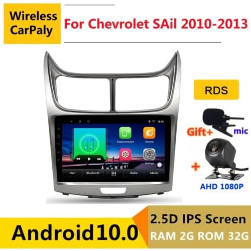 9 inch android 10 car radio auto stereo for Chevrolet SAil 2010 2011 2012 2013 navigation GPS DVD Multimedia Player