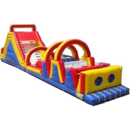 Large inflatacle obstacle course sports/ customized inflatable game for kids