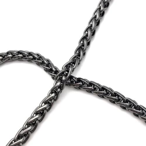 Black Metal Wallet Belt Chain Punk Hipster Pant Jean Key Chain Hip Hop Jewelry J60E