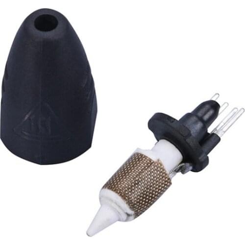 Black heating nozzle for 3D pen, stamping pen and interchangeable notebook