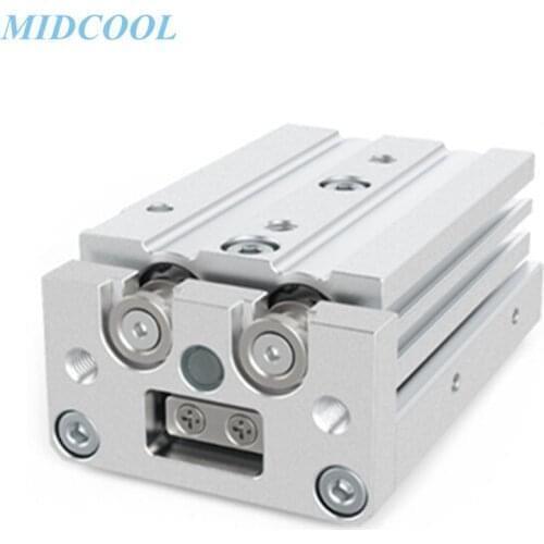 Air Slide Table Cylinder MXS Series MXS12 Stroke 10 20 30 40 50 75 100mm MXS12-10/20/30/40/50/75/100