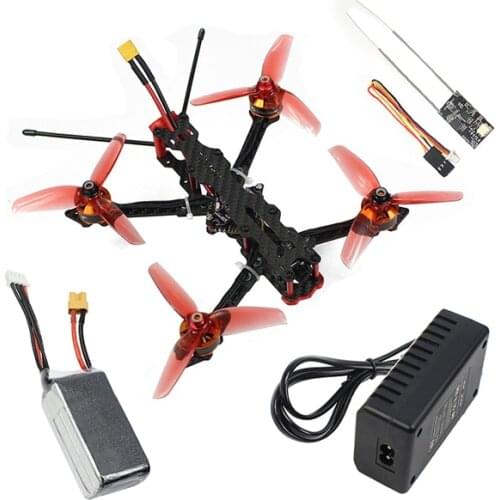 DIY BNF RTF 178mm F4-V2 Quadcopter FPV Drone 25A 4IN1 ESC F4 OSD Flight Controller 1204 5000KV Motors FS-i6 / T-lite TX