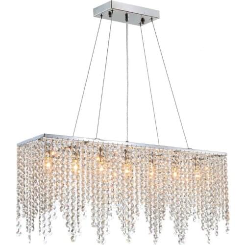 Crystal pendant lamp Kitchen hanging dining room lights Modern LED pendant lights for dining room modern crystal pendant light