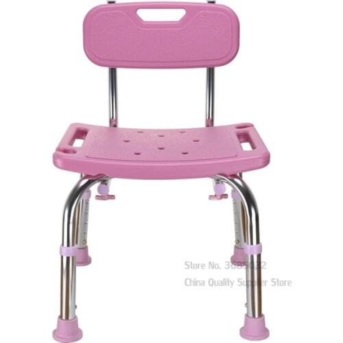 Medical Bathroom Stool Elderly Pregnant Kids Disabled Safe Anti-fall Bath Tub Shower Backrest Chair Camping Bench Seat Ottoman