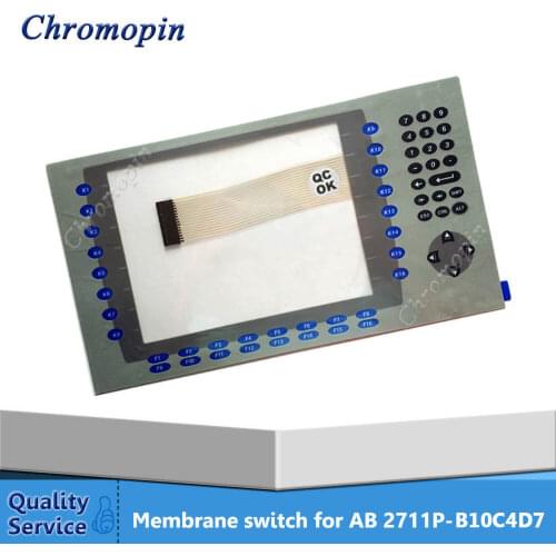 Membrane switch keypad for AB 2711P-K10C4A9 PanelView Plus CE1000