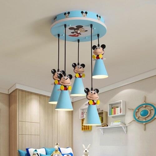 Cartoon Led Cute Bedroom Lights For Girls Room Princess Lamp Kids Room Pendant Light For Children Bedroom Lighting Girls Lamp