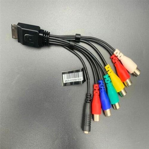 Original for Samsung LCD TV F 9000 Hu 9000 JS 9000 external multimedia box host transfer box AV color difference audio cable