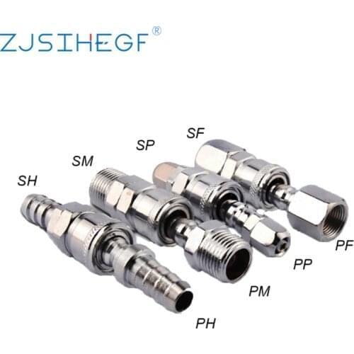 Pneumatic Fitting C Type Quick Connector SP/SF/SH/SM/PP/PF/PH/PM 20 30 40 Inch High Pressure Coupling