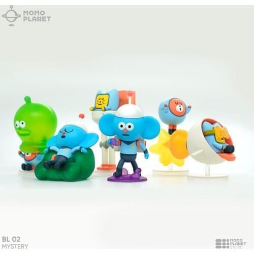 Gift genuine MOMO PLANET Blind Box Season 2 Planet Secret Realm Doll Trend Hand-made Toy Decoration