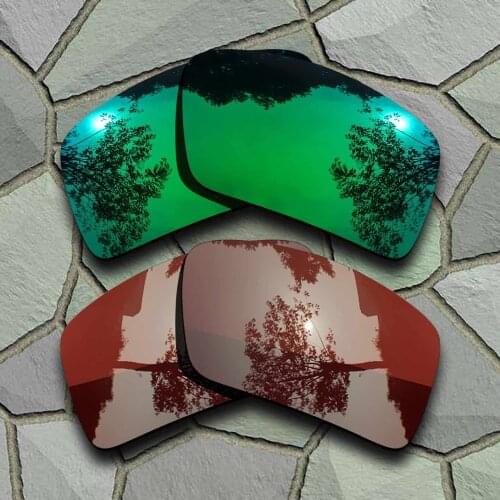 Jade Green&Bronze Brown Sunglasses Polarized Replacement Lenses for Eyepatch 2
