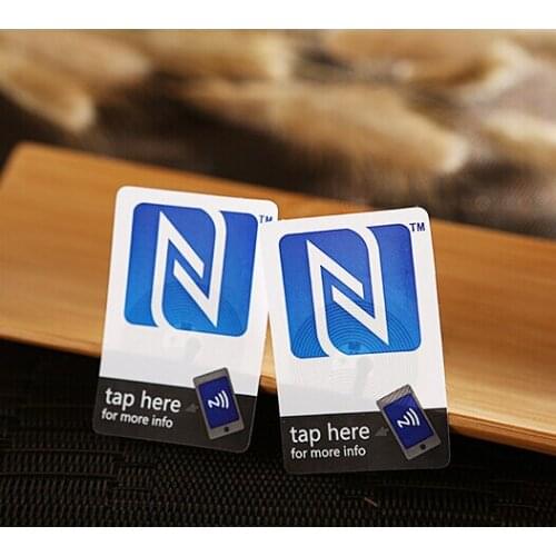 2 pcs/lot) NFC Smart key Tags Sticker 13.56mhz RFID Label Ntag216 for All NFC android Phone