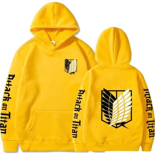 Attack on Titan Hoodie Fashion Pullovers Casaul Oversize Sweatshirt Men Women Hip Hop Streetwear Hoody Male Brand Casual Tops