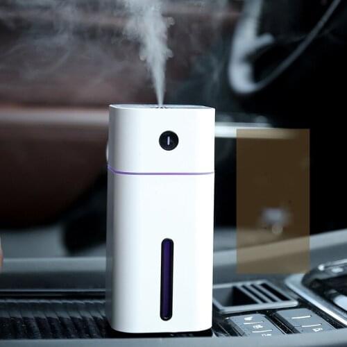 Humidifier Diffuser Mini Air Humidifiers for car 300ML USB Ultrasonic Portable Electric Humidificador Cool Mist LED Night Light