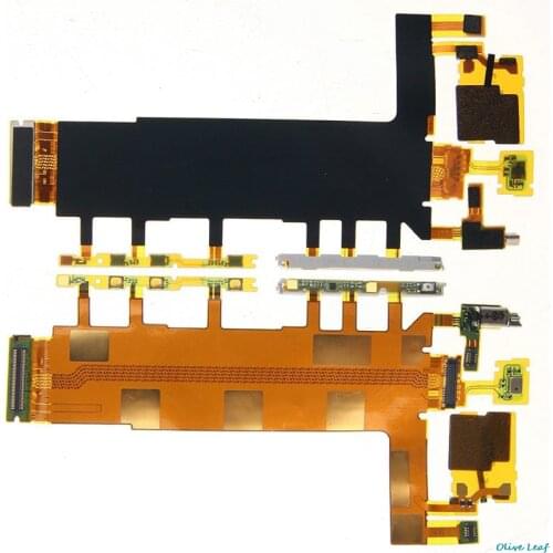 Replacement For Sony Xperia Z3 D6603 D6643 D6653 Power Flex Cable Side Switch Volume Camera Button +Vibrator Flex Cable