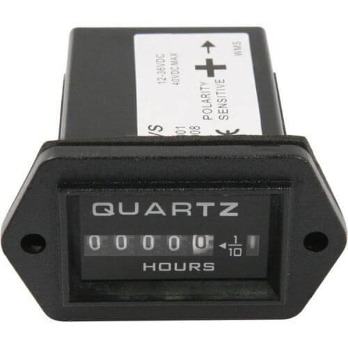 1Pcs DC12-36V Digital Engine Hour Meter Timer for Marine Boat Lawn Truck Tractor High Quality Auto Car Accessory Instruments New