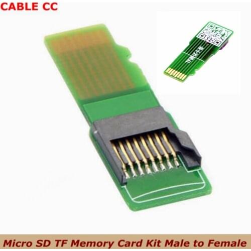 1pcs Micro SD TF Memory Card Kit Male to Female Extension Adapter Extender Test Tools PCBA