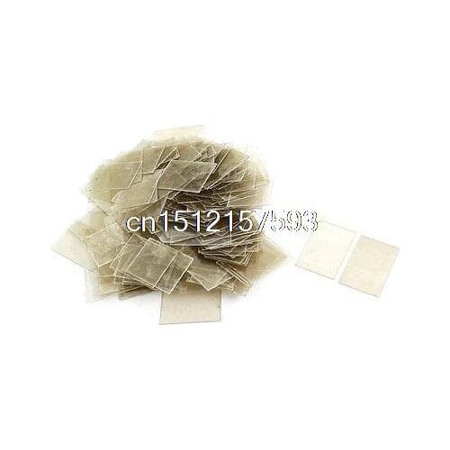 200 Pcs 13mm x 18cm x 0.12mm Repairing Part Mica Insulator Sheets