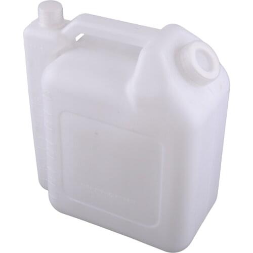 4L White Portable 2 Stroke Oil Petrol Fuel Mixing Bottle Tank Container For 25:1 20:1 Chainsaw Strimmer Trimmer Brushcutter