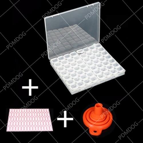 56Lattices Dismountable Diamond Embroidery Accessories diamond painting Boxes Cross Stitch Cases Storage Organizer Home Storage