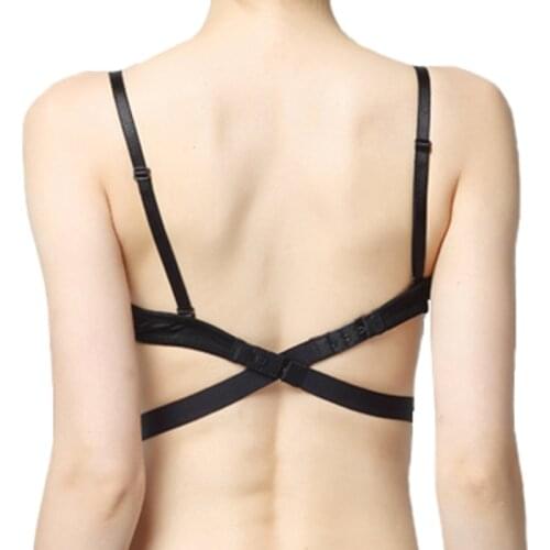 Women Backless Low Back Bra Strap Adapter Converter Adjustable Sexy Strapless Bra Extender Hook Bra Straps Accessories