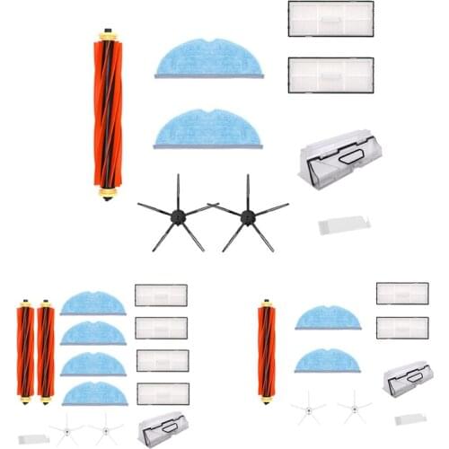 For Xiaomi T7 T7S Vacuum Cleaner Accessories Replacement Parts Washable Filter Detachable Main Brush Mop Cloth