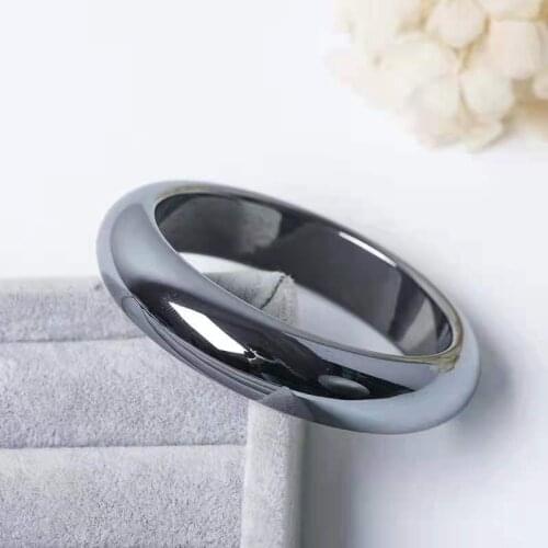 100% Natural terahertz Bracelet Handcarving Energy stone healthy Bracelet fashion jewelry bangles man women gift bracelet