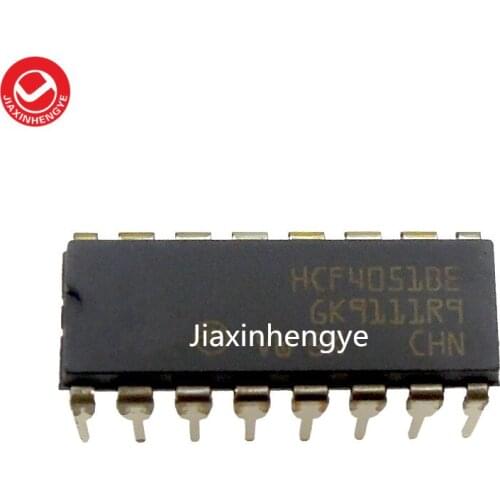 HCF4051BE HCF4051BE DIP-16 MUX/DEMUX 8X1 Original and New 10PCS/LOT