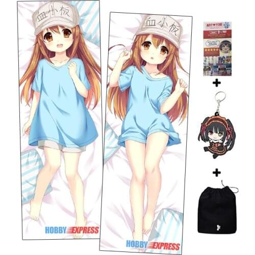 Hobby Express Platelet Hataraku Saibou Dakimakura Japanese Otaku Waifu Hugging Body Pillow Cover ADP88034