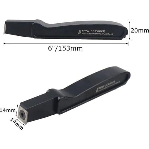 Woodworking Deburring Tools Glass Squeegee Tool Blade Scraper Shovel Glue Lathe Tool Tool Aluminum Tool Holder