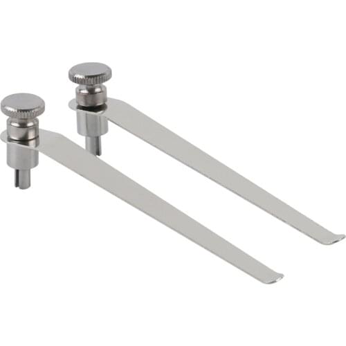 Stereoscopic Microscope Holder Fixing Tablet Clamp Black And White Round Bottom Plate