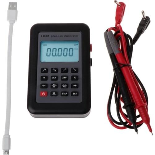 LB02 Resistance Current Voltmeter Signal Generator Source Process Calibrator 4-20mA/0-10V/mV LCD Display Update