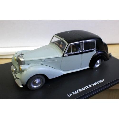 Die-cast 1:43 Alloy Car Model French Cartoon Comics Prototype Blake and Maodimo Adventure Toy Car Collection Display Gift