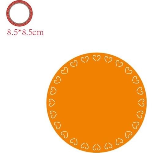MISS VINTAGE Round Circle Heart Doily Die Metal Cutting Dies Stencils for DIY Scrapbooking Decorative Embossing DIY Paper Cards