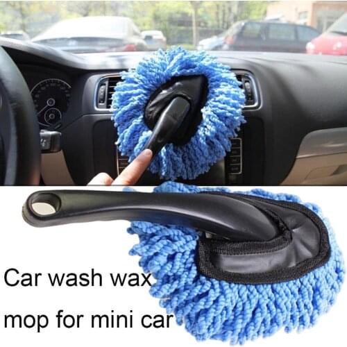 Multifunctional Car Duster Cleaning Dirt Dust Clean Brush Car Wax Brush Cleaning Brush Mop Home Car Cleaning Care Accessories