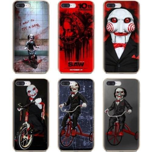 Soft Case Cover Custom Saw Mask Man Horror thriller For Samsung Galaxy A3 A5 A7 A9 A8 Star Lite A6 Plus 2018 2015 2016 2017