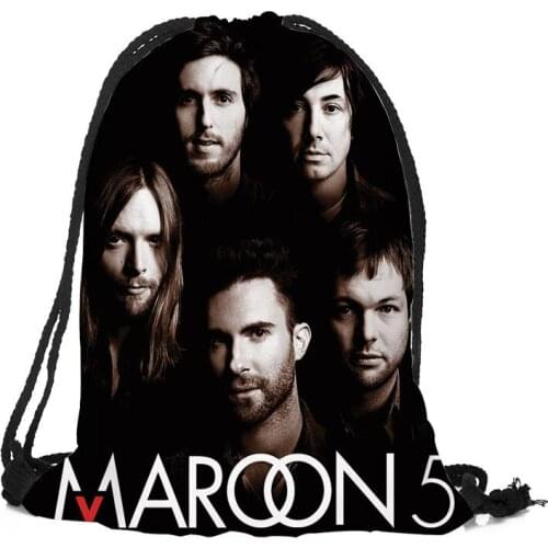 New Maroon 5 Printing Backpack Travel Beach School Multi-function Drawstring Bag Custom You Image