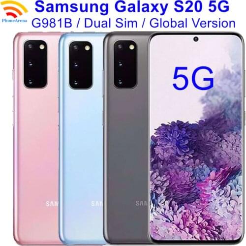 Samsung Galaxy S20 5G G981B/DS 90% New Global Version 6.2" ROM 128GB RAM 12GB Exynos NFC Octa Core Original Mobile Phone