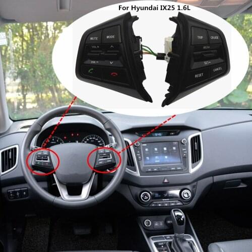 Steering Wheel Switch Multimedia Volume Regulator Button Car Styling 96700-C9000 96710-C9010 96700C90004X For Hyundai Creta Ix25