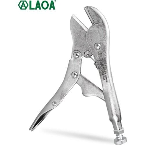 LAOA Pliers Air Conditioning Copper Pipe Sealing Pliers Cr-Mo Steel Round Mouth Large Rivets with Powerfui Rings