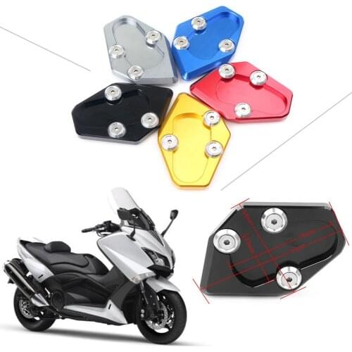 For Yamaha T-MAX Tmax 530 2015-2016 CNC Motorcycle Kickstand Foot Side Stand Extension Pad Support Plate