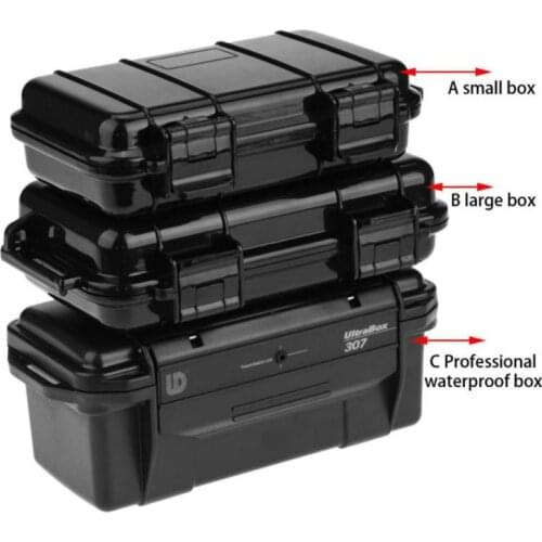 Waterproof Shockproof Box Phone Electronic Gadgets Airtight Survival Outdoor Case Container Storage Carry Box With Foam Lining