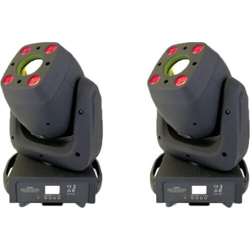 2pcs/Lot 100W Moving Head Lyre Spot 4X10W RGBW Wash Light 2 in1 Gobo Wash Colorful DJ Projector Lighting For Disco Party Show