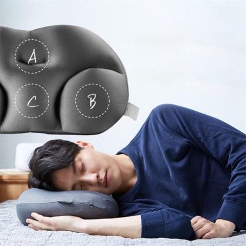 3D Pillow Body Engineering Memory Foam Pillow Washable Travel Neck Comfortable Foam Particle Filling Sleep Pillow Cushion