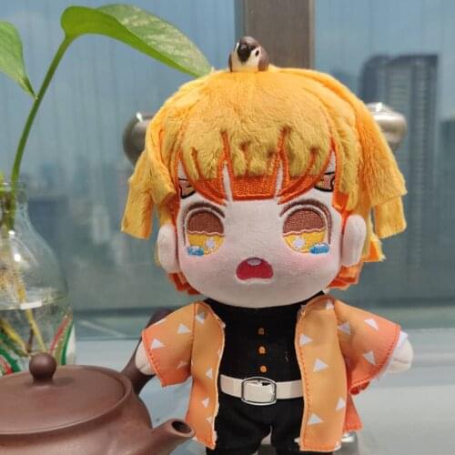 Anime Demon Slayer Kimetsu No Yaiba Cosplay Agatsuma Zenitsu Cosplay Dolls Toy Dress Up Clothing Party Gifts For Girls CS265